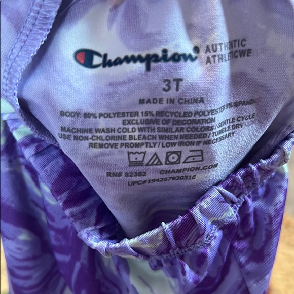 Champion Purple Hoodie and Leggings Set - Picture 5 of 7